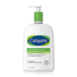 Cetaphil Body Moisturizer, Hydrating Moisturizing Lotion for All Skin Types, Suitable for Sensitive Skin, NEW 20 oz, Fragrance Free, Hypoallergenic, Non-Comedogenic