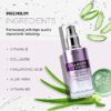 AZURE Collagen & Vitamin E Anti Aging Facial Serum - Restoring, Smoothing & Hydrating Face Serum - Reduces Fine Lines & Wrinkles, Repairs Dry, Tired & Dehydrated Skin - Skin Care Made in Korea - 50mL / 1.69 fl.oz. - Image 2
