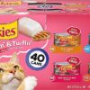 Purina Friskies Wet Cat Food Variety Pack, Surfin' & Turfin' Prime Filets Favorites - (40) 5.5 oz. Cans
