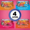 Purina Friskies Wet Cat Food Variety Pack, Surfin' & Turfin' Prime Filets Favorites - (40) 5.5 oz. Cans - Image 3